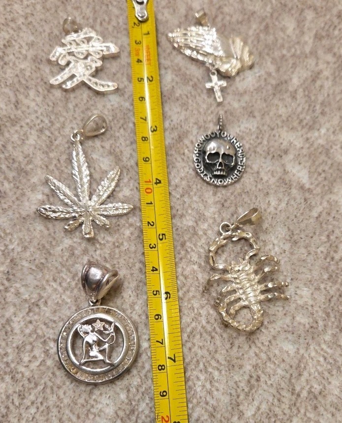 925 Solid Sterling Silver Pendant Choose Any ( 1 ) Or All