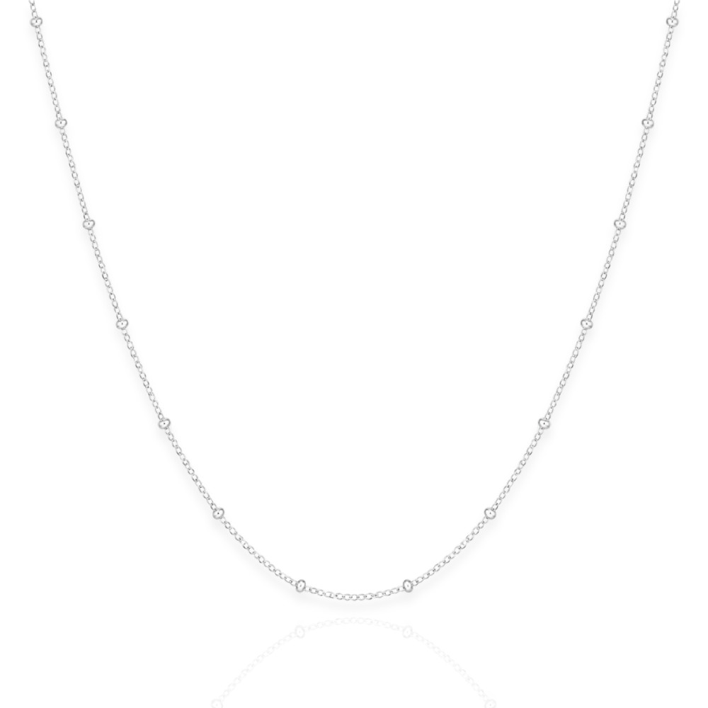 925 Sterling Silver Satellite Chain Necklace – 1.5mm