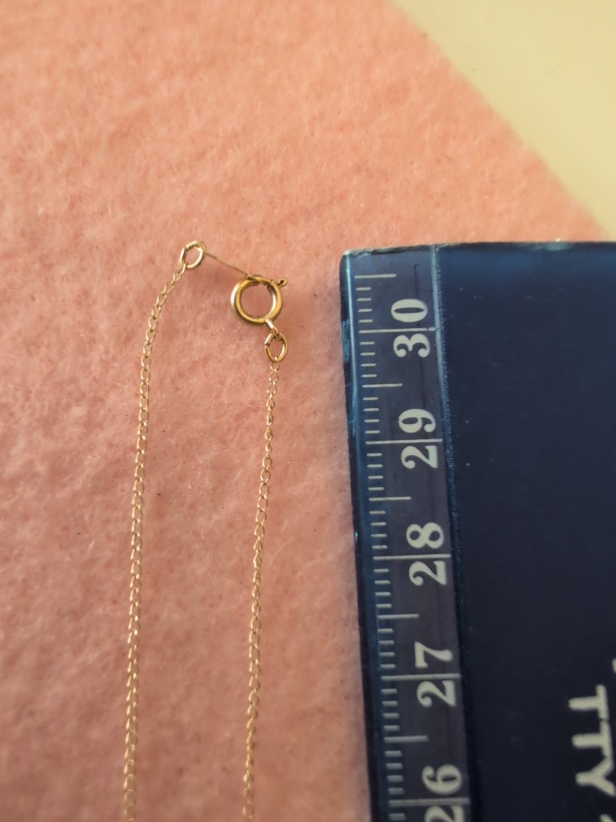Child’s 14K Yellow Gold Necklace With Genuine Pearl, Lovely Gift