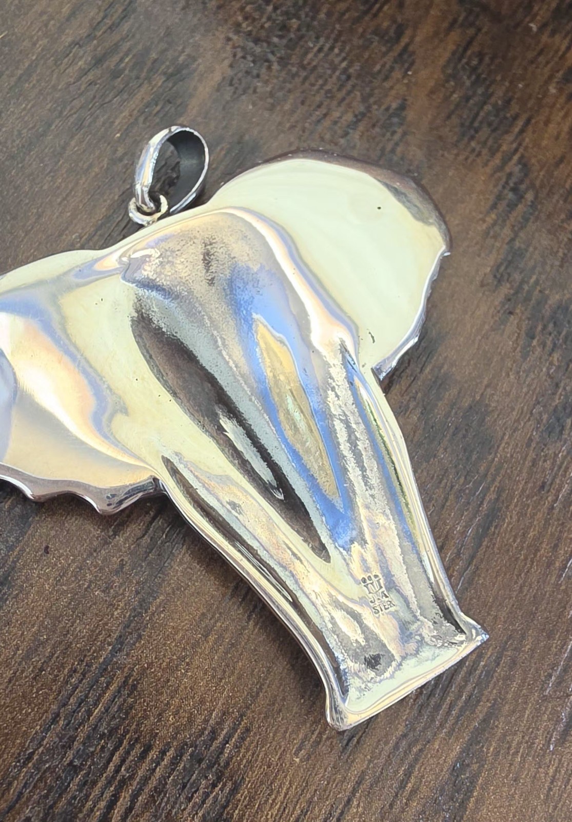 Retired James Avery MASSIVE Elephant Pendant HEAVY 20.05 Grams