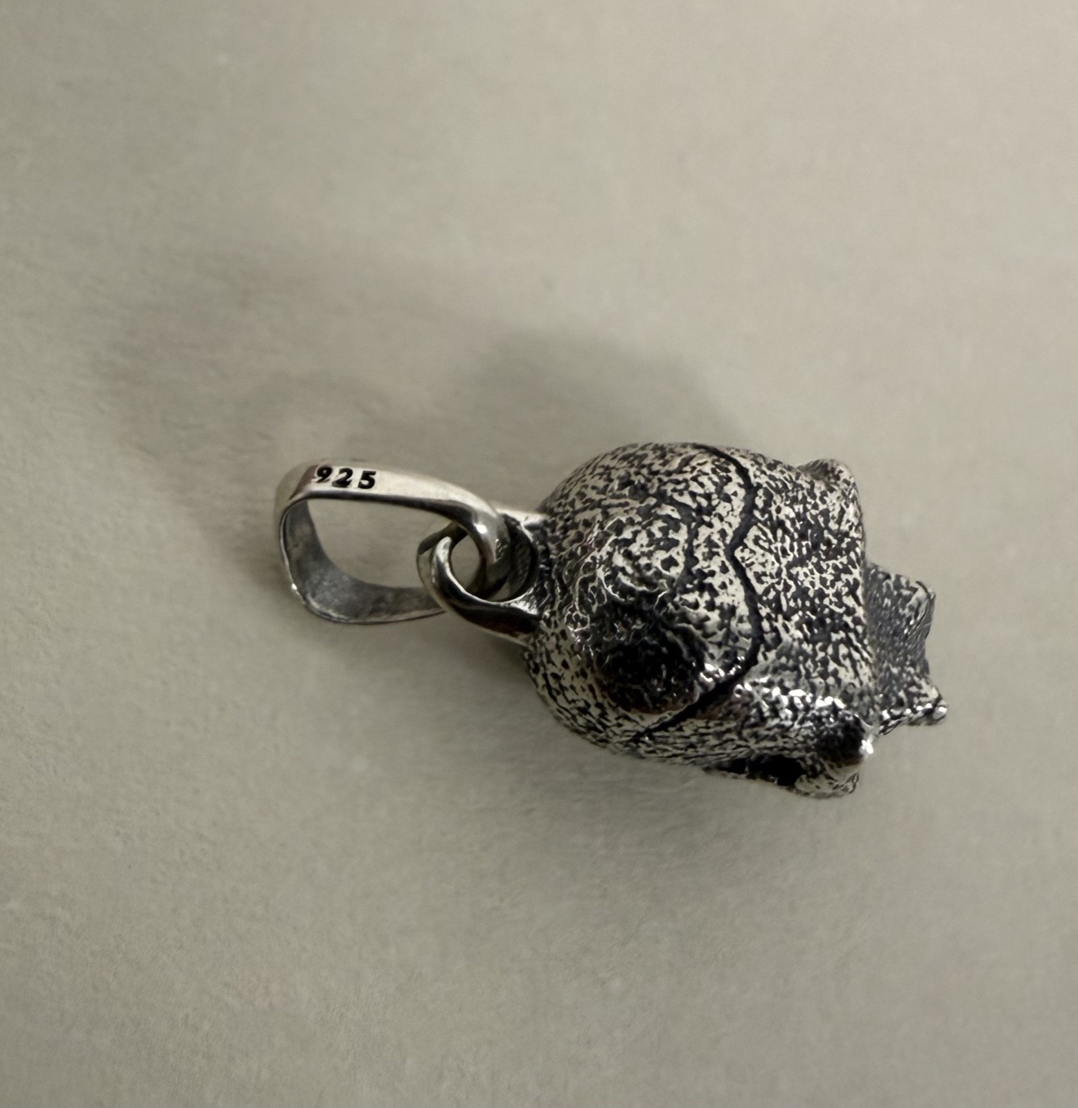 David Yurman Memento Mori .925 Sterling Silver Skull Pendant
