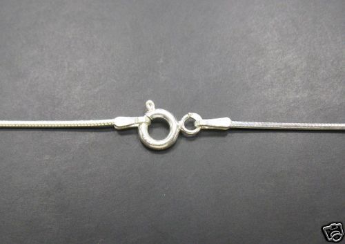 Sterling Silver Snake Chain Italy Solid 925 New 40cm Perfect Quality Empress