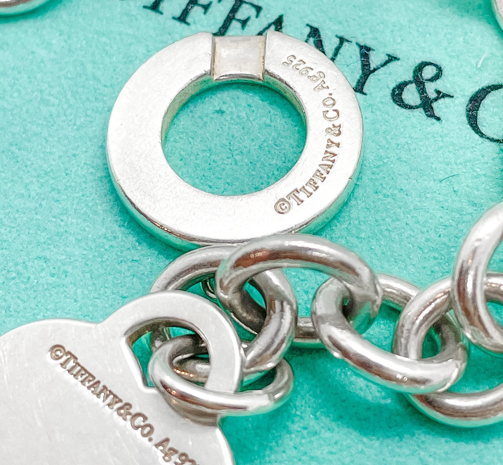 Tiffany & Co Return to Tiffany Heart Pendant Toggle Necklace Silver 15.5″