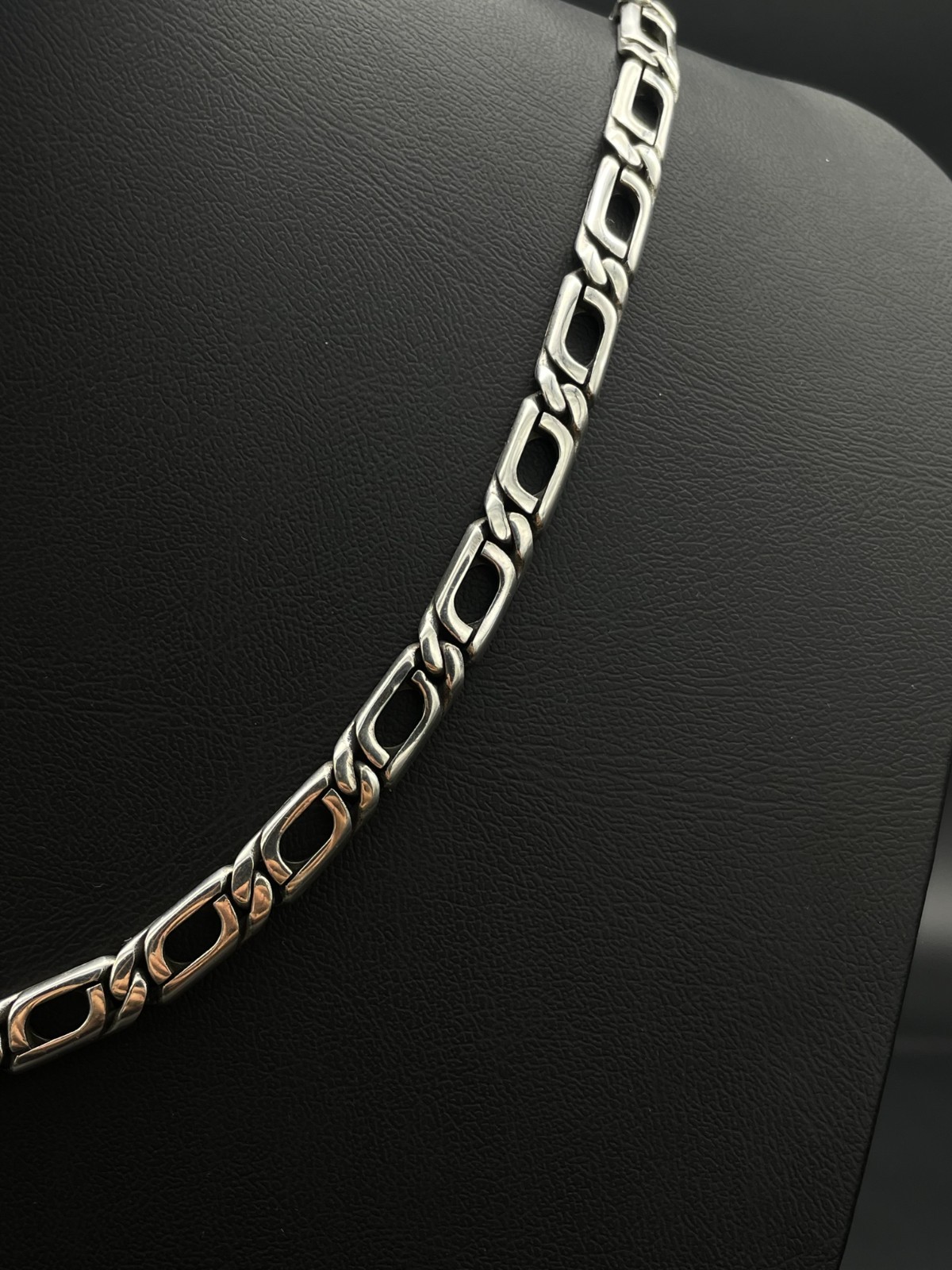 925 Sterling Silver Solid Italian Design Figaro Link Chain Necklace Gift for Him