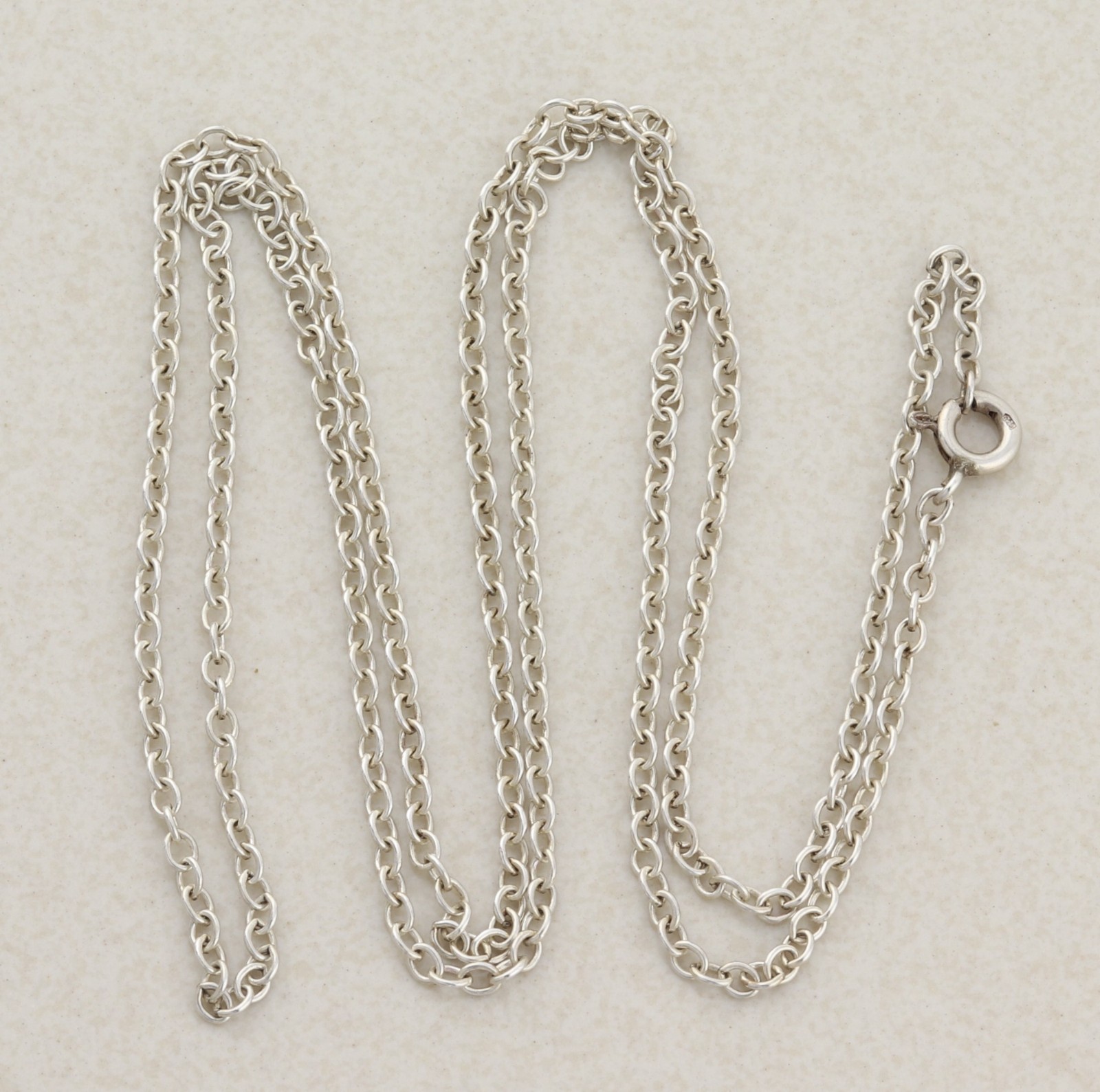 Sterling Silver Long Rolo Link Chain Necklace 25 1/2″ inch 2.3mm