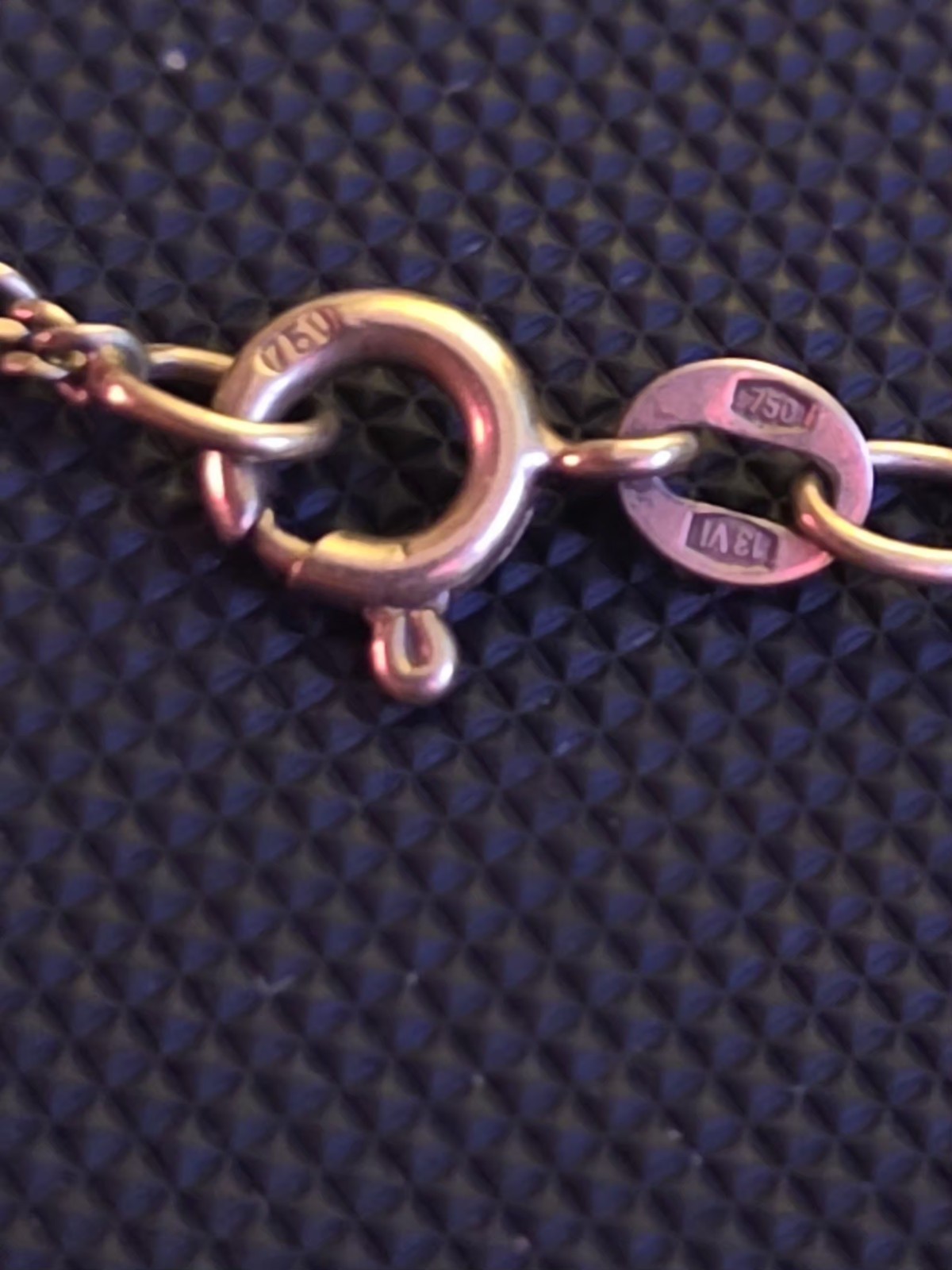 Vintage Balestra 18k Gold Curb Link Chain 26″