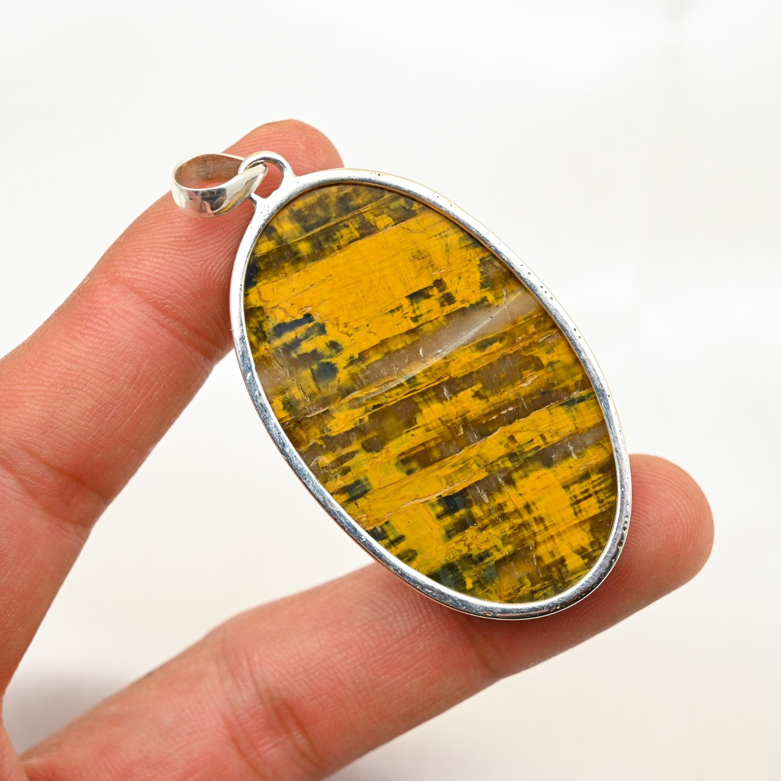 Neelite Gemstone 925 Sterling Silver Handmade Pendant Jewelry Gift For Wife