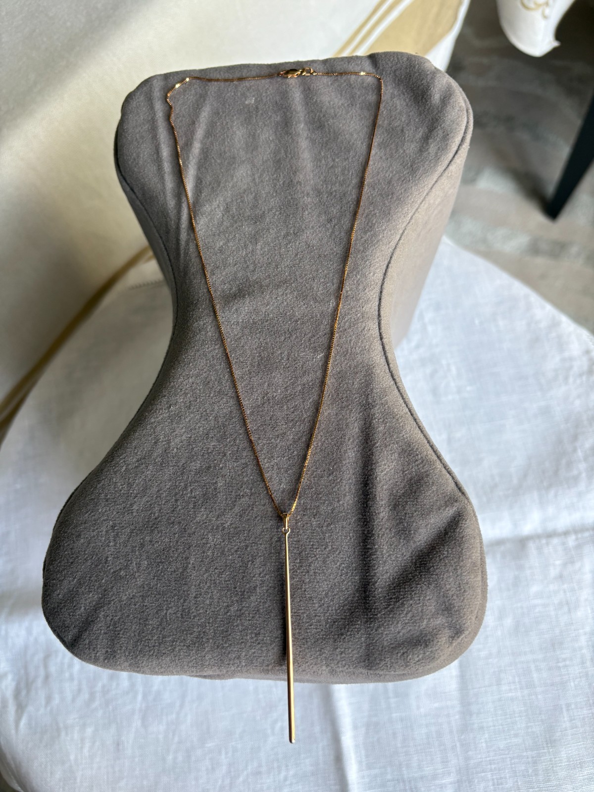 MIDAS 14 KT. Yellow Gold Lariat Necklace