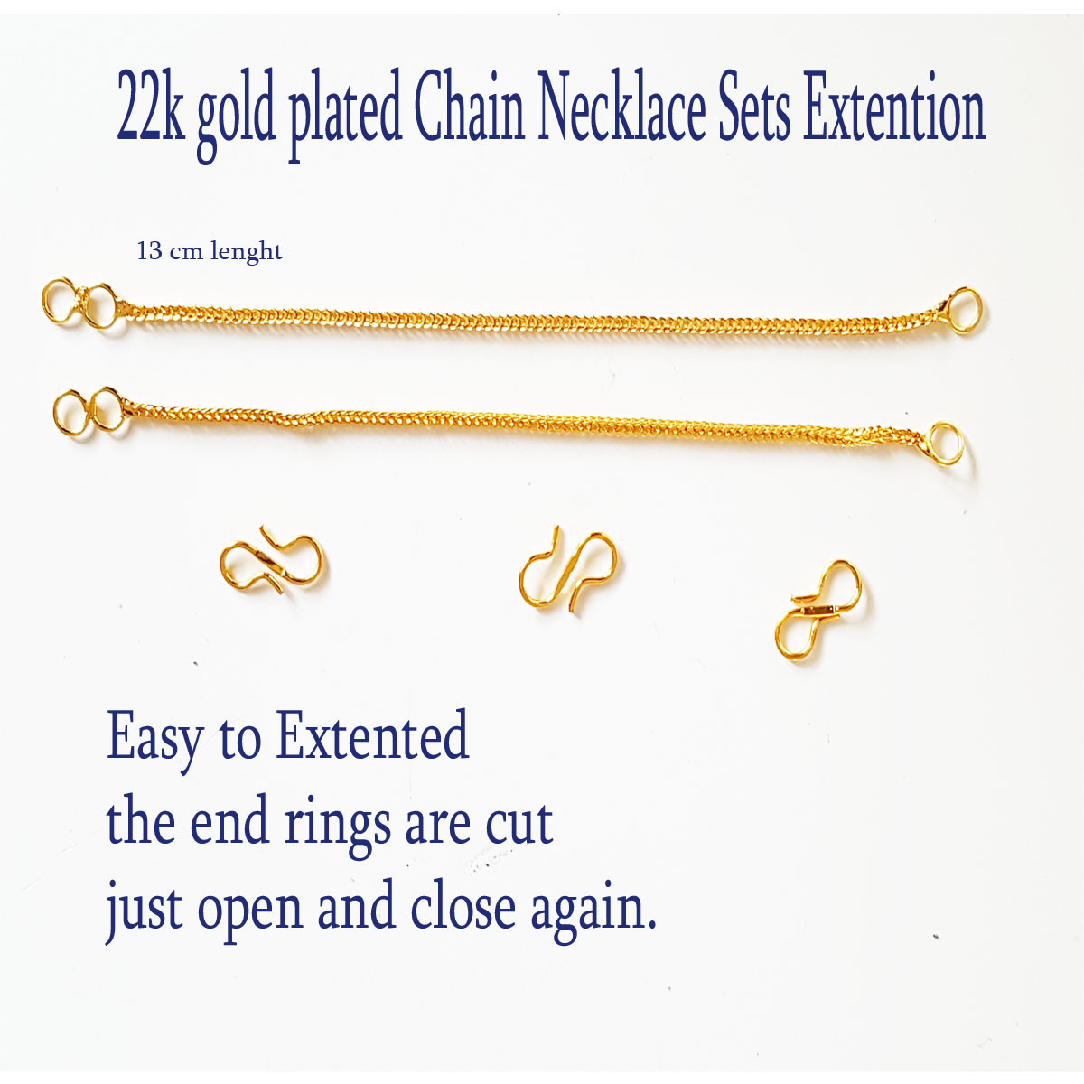Wholesale 18 ct Gold Fine Curb Chain Necklace extensions 4.5 in x 2 + s hook