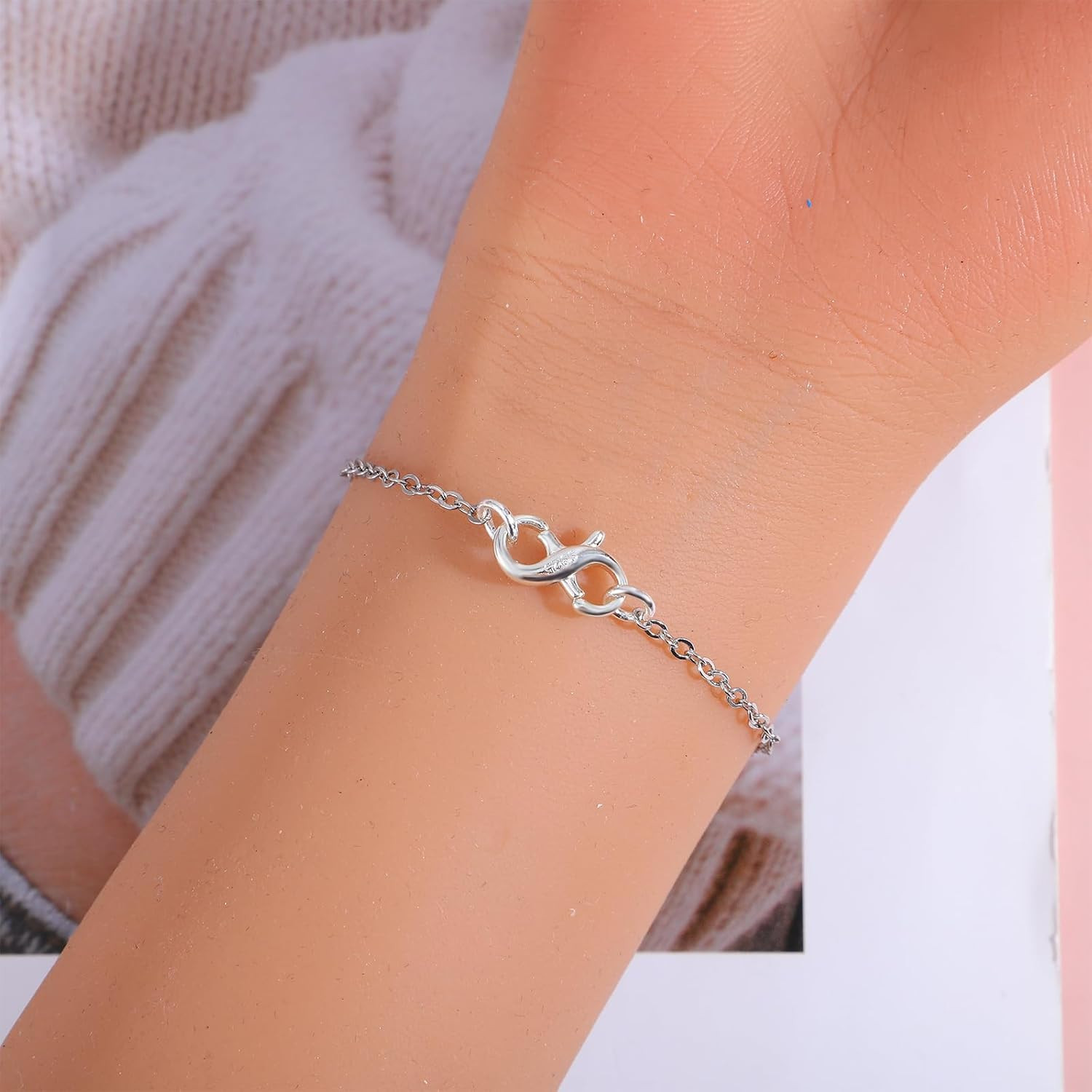 925 Sterling Silver Clasp Double Opening Lobster Claw Clasps | Necklace