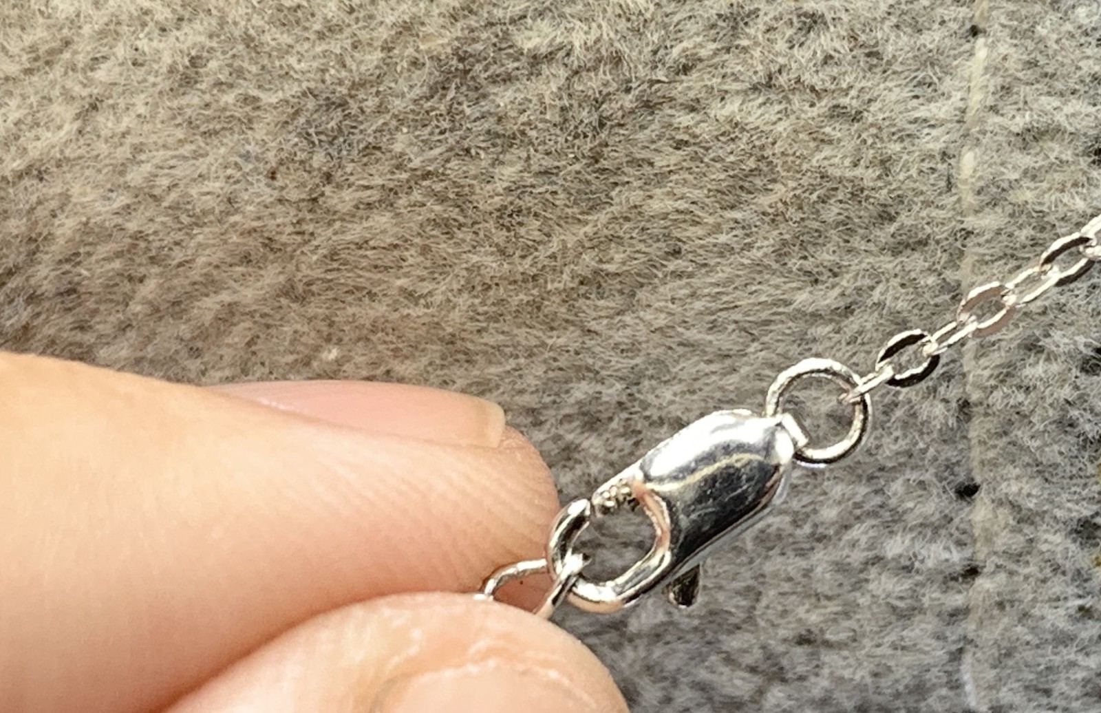 Sterling Silver, Black & White CZ Gemstones Infinity Symbol Necklace