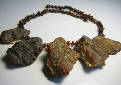 Genuine Massive Beautiful Baltic Amber Necklace 50 g. 18 in !!!