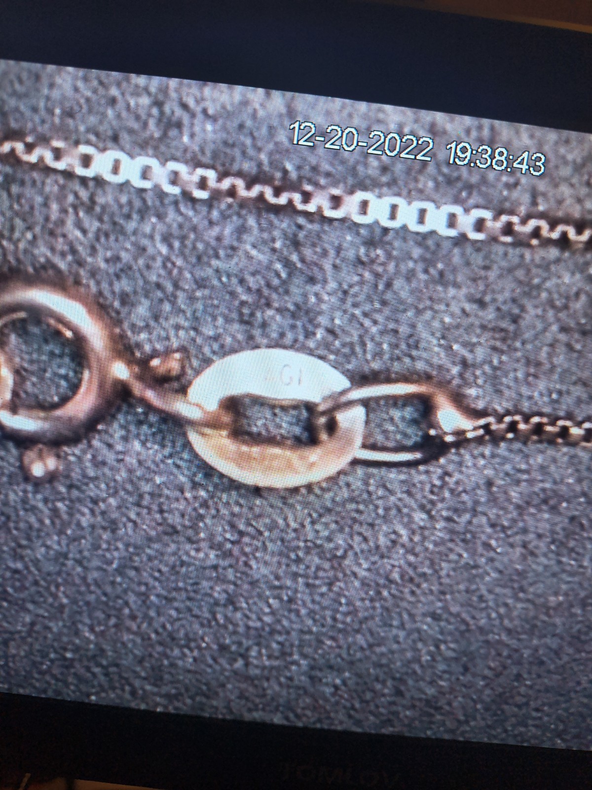 16 Inch Box Sterling Silver Chain 1.3 G