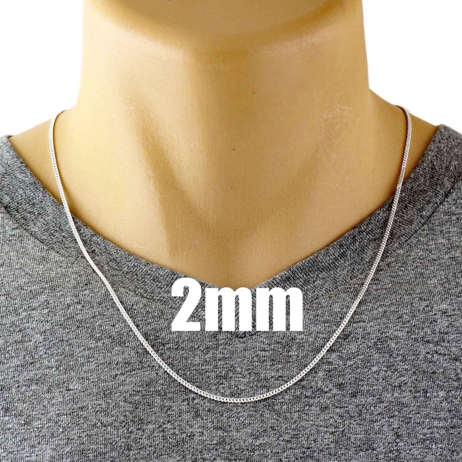 Guaranteed 925 Sterling Silver Cuban Curb Chain Necklace Solid & Heavy Version