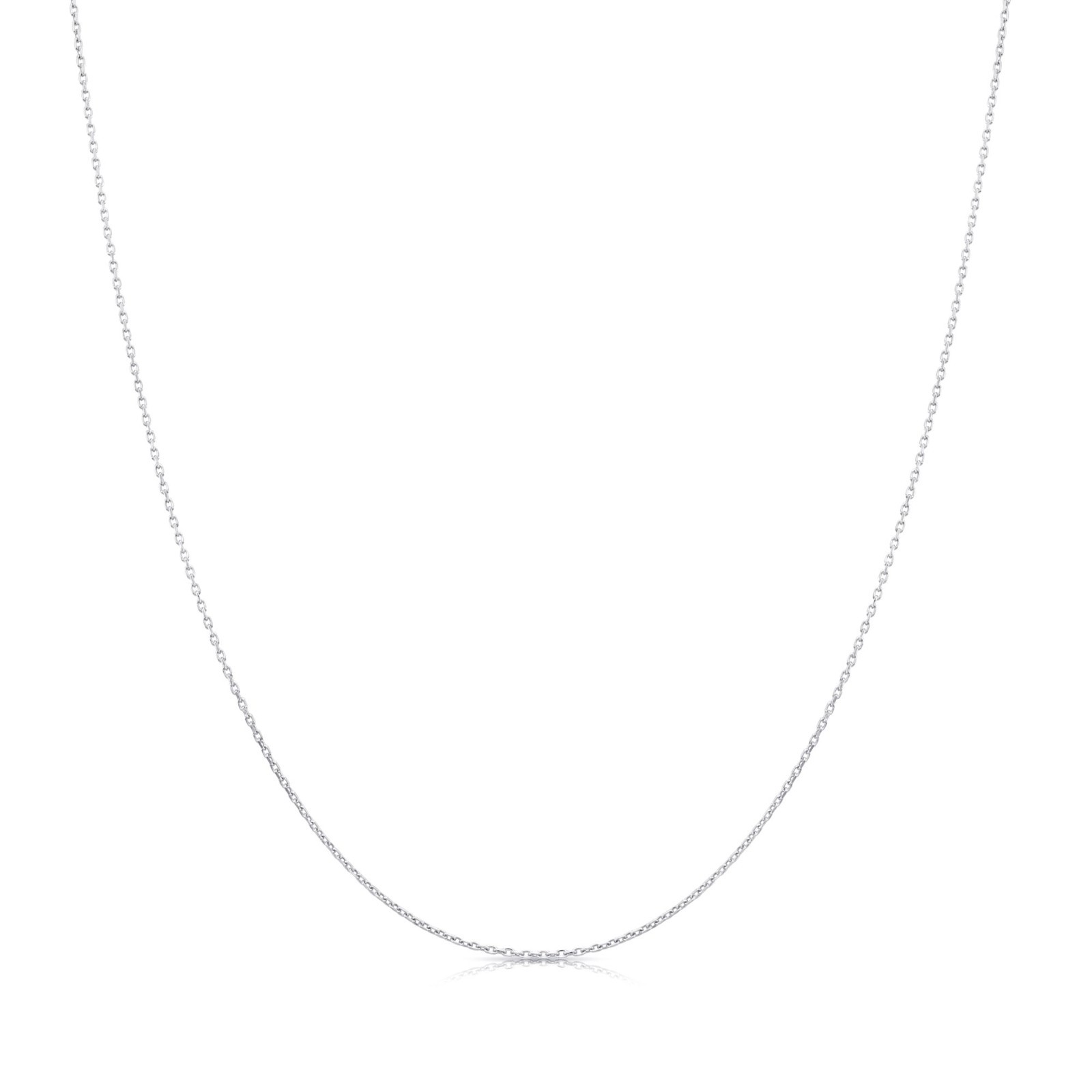 14K White Gold F VS Solitaire Round Diamond Pendant Necklace .50ct-1ct Lab Grown