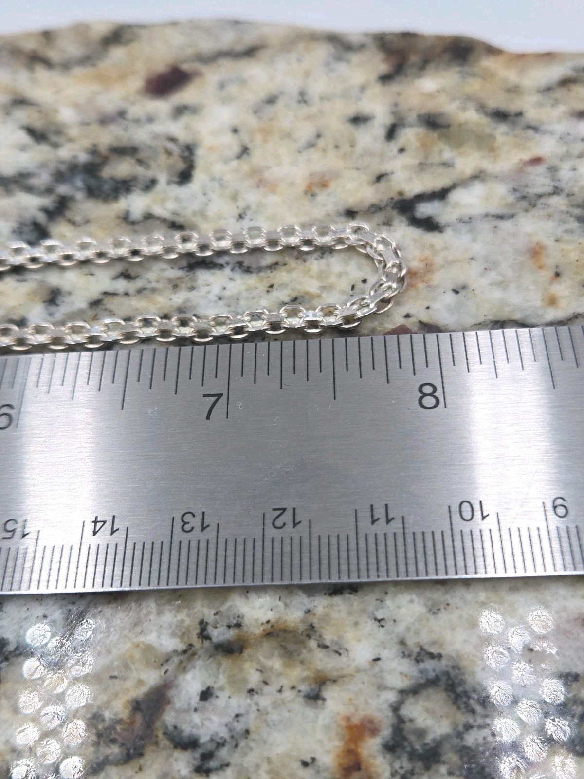 925 Milor Bismark Chain Sterling Silver Multi-Color Enamel