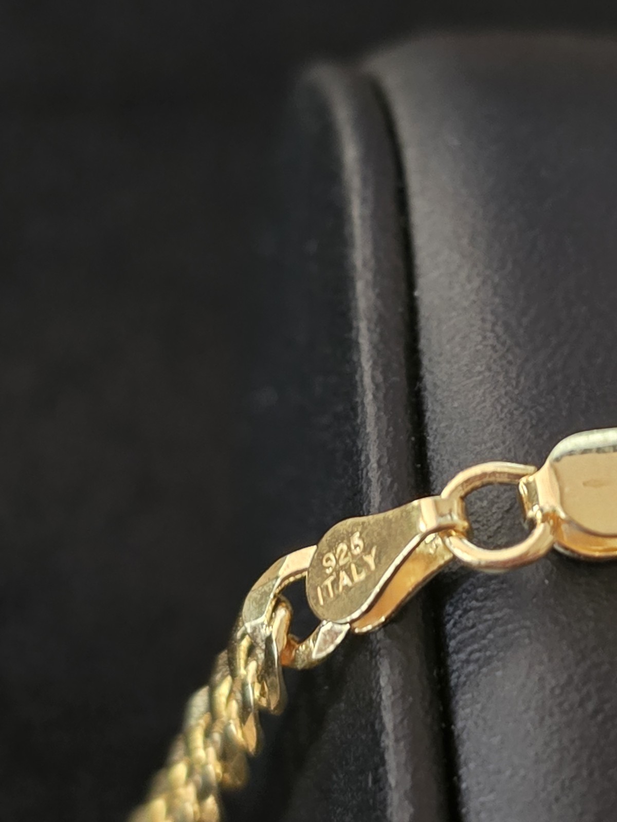 925 Sterling with Gold Over Mariner Chain Necklace 2.7mm 24″