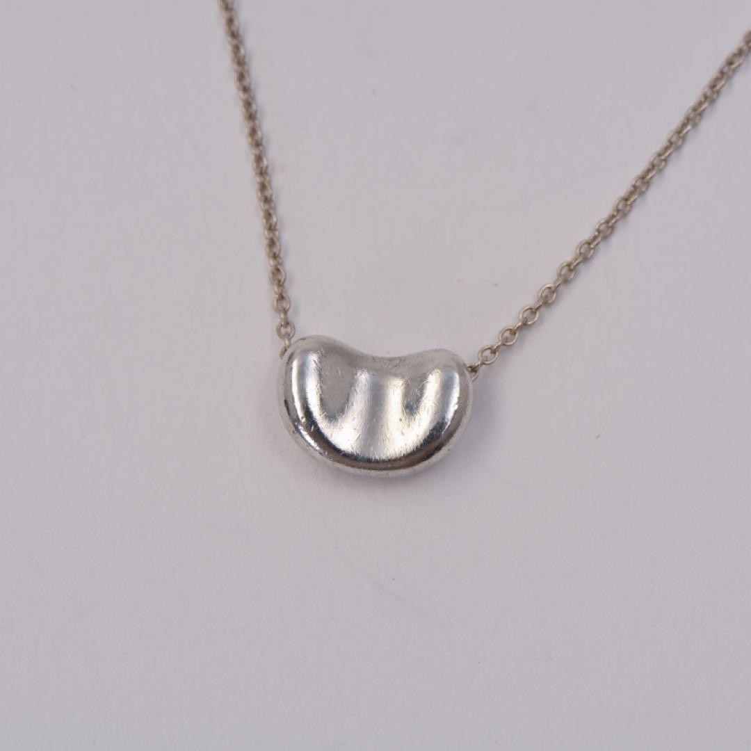 Tiffany & Co. Beans Necklace Silver 925 Unisex BC Bean Pendant