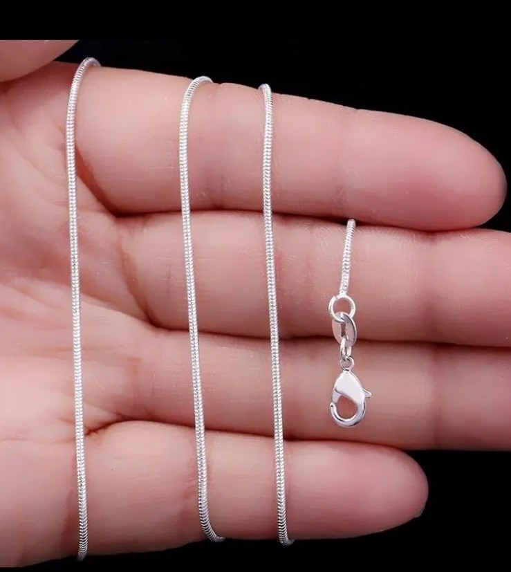 24” Solid 925 Sterling Silver Diamond Cut Sparkle Rope Chain Necklace 1mm