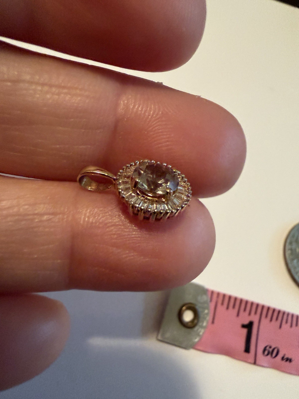 Iliana 18k Yellow Gold AAA Turkizite 1ctw Diamond (0.20 CTs) Pendant
