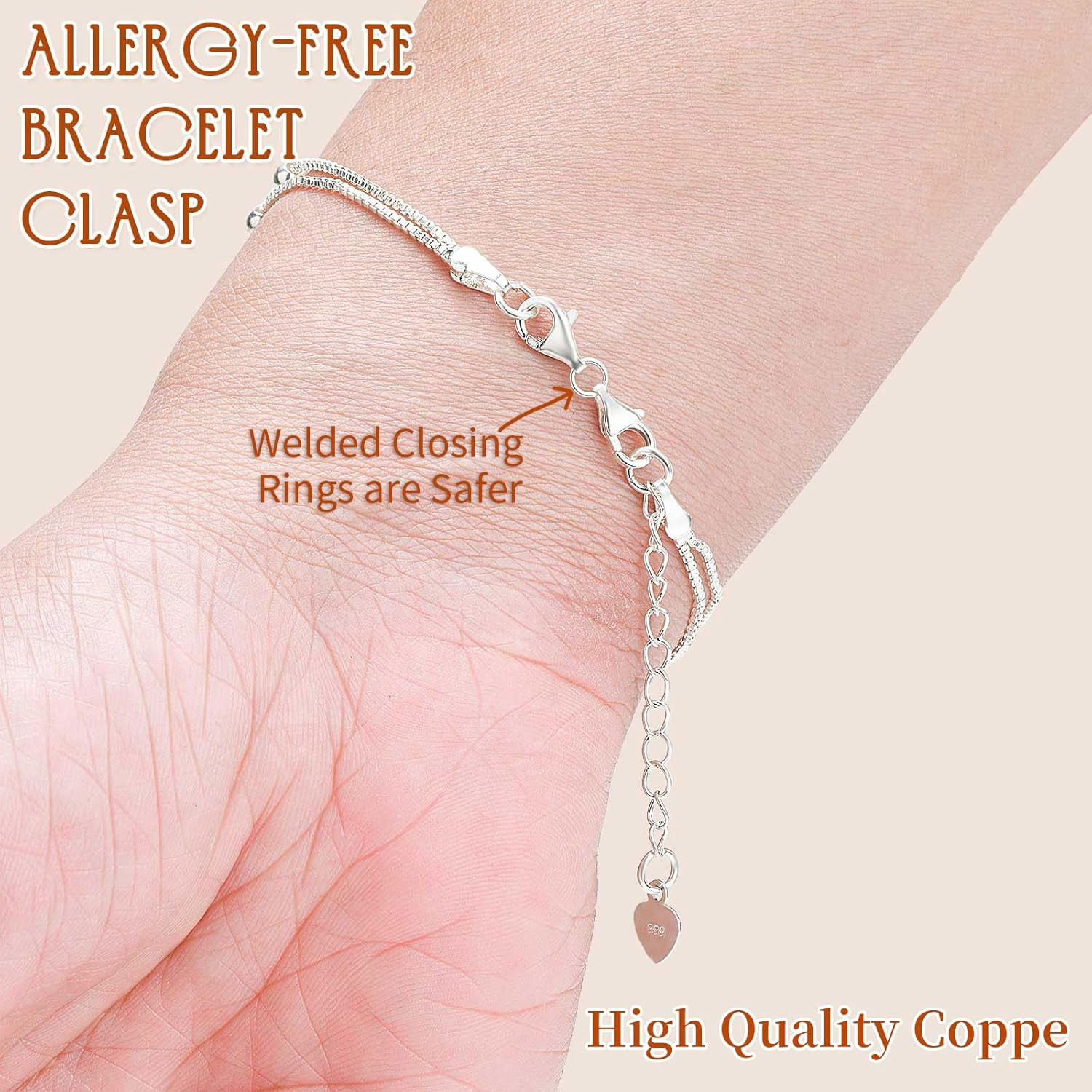 Double Lobster Claw Clasps Necklace Extender Silver and Gold, Double End Design