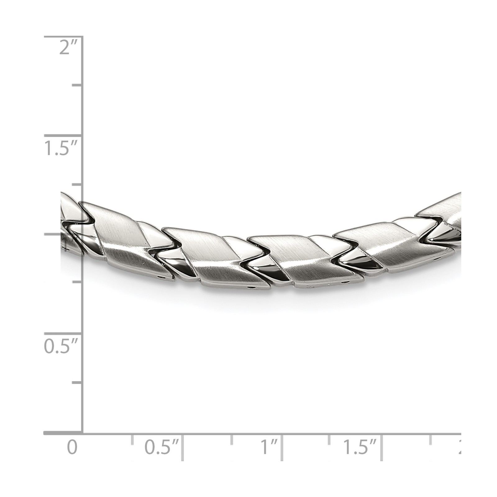 Stainless Steel 6.5-8mm Fancy Link Chain Necklace 19-20 Inch Mens Womens