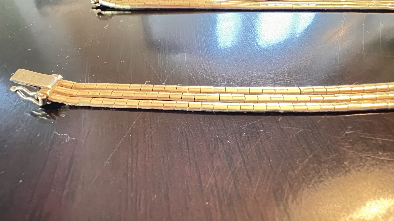 Vicenza SET Italy 18K Gold Multi Strand Necklace & Bracelet. Heavy Luxury Estate
