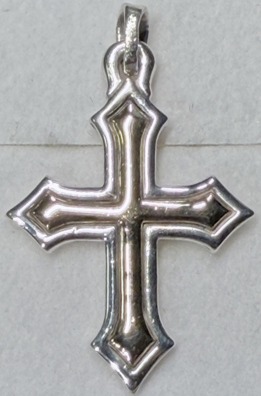 Retired James Avery 18k Gold And 925 Sterling Passion Cross Pendant