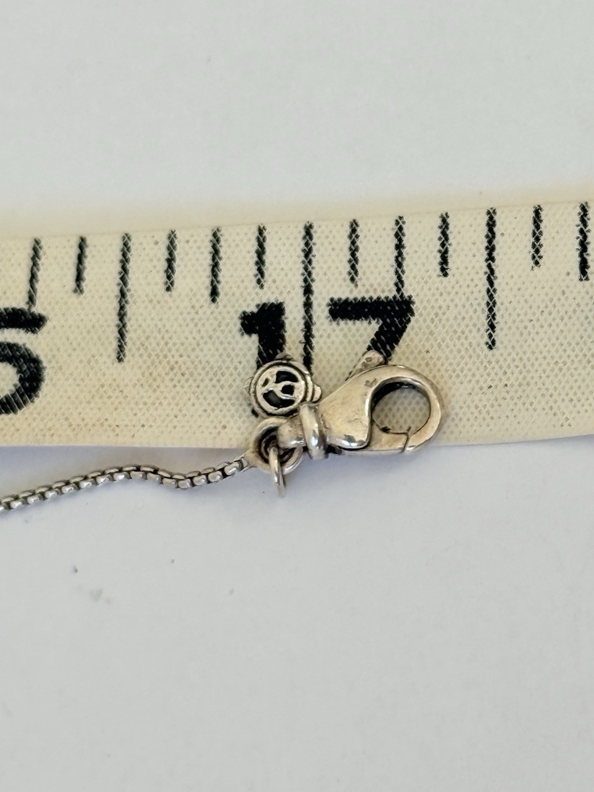 David Yurman Sterling Silver Black Onyx Petite Chatelaine Pendant Necklace 17”