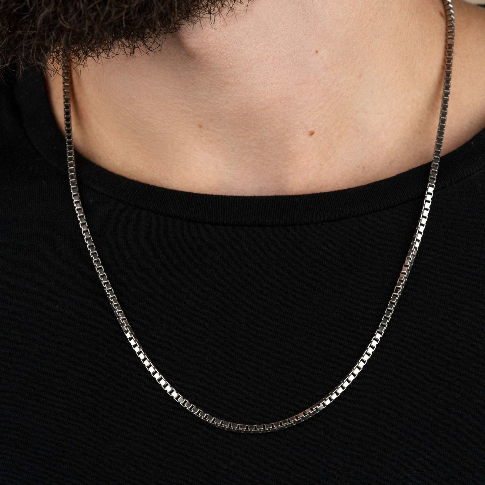 Real Solid 925 Sterling Silver Box Chain 1-3mm Necklace Men Ladies 18-30″ ITALY