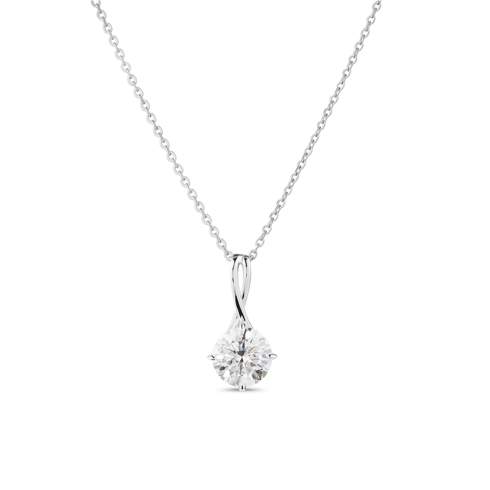 Francis Claire Viola Moissanite Pendant 2.55ct DEF color