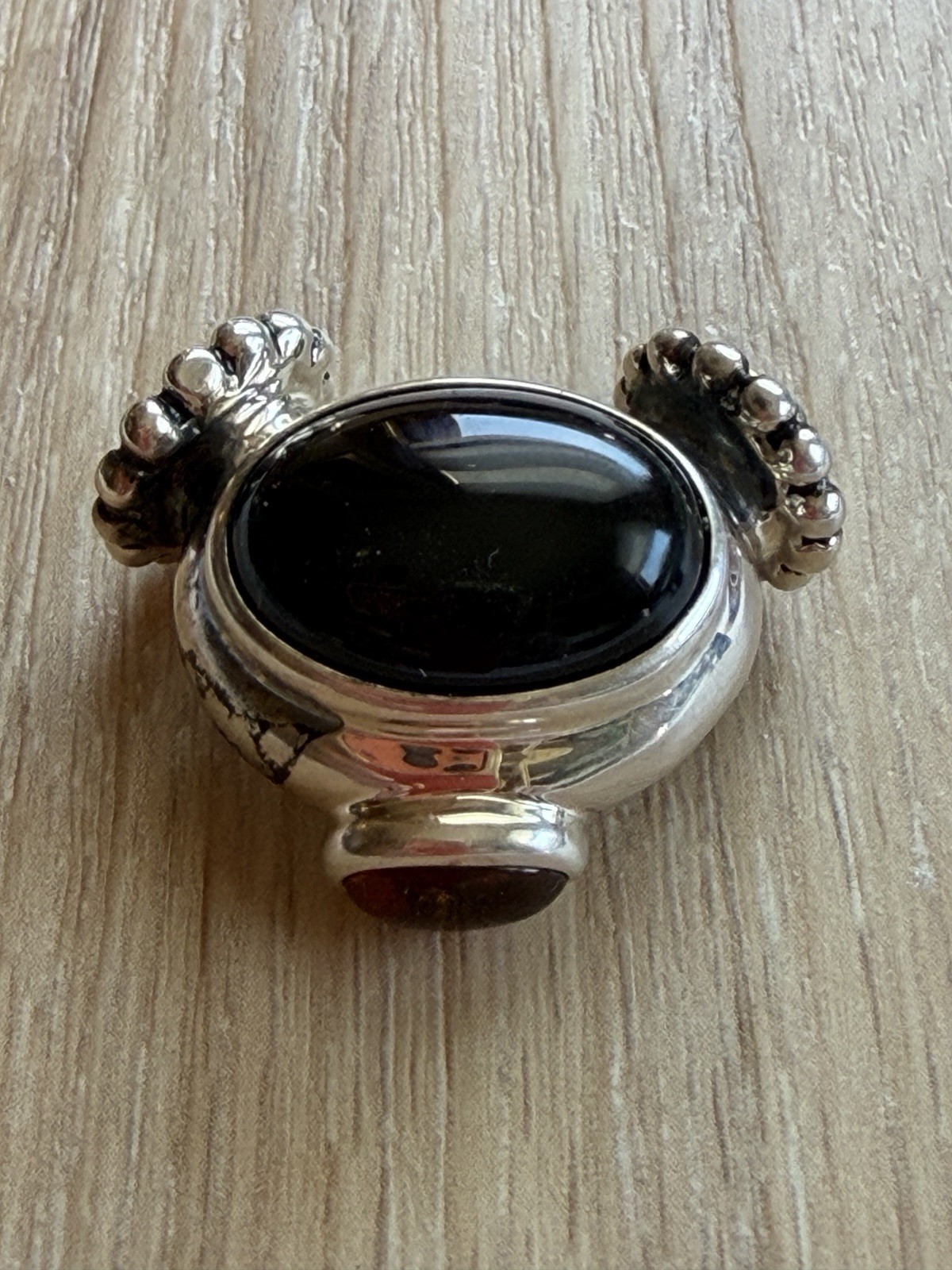 Joseph Esposito ESPO Sterling Black Onyx pendant