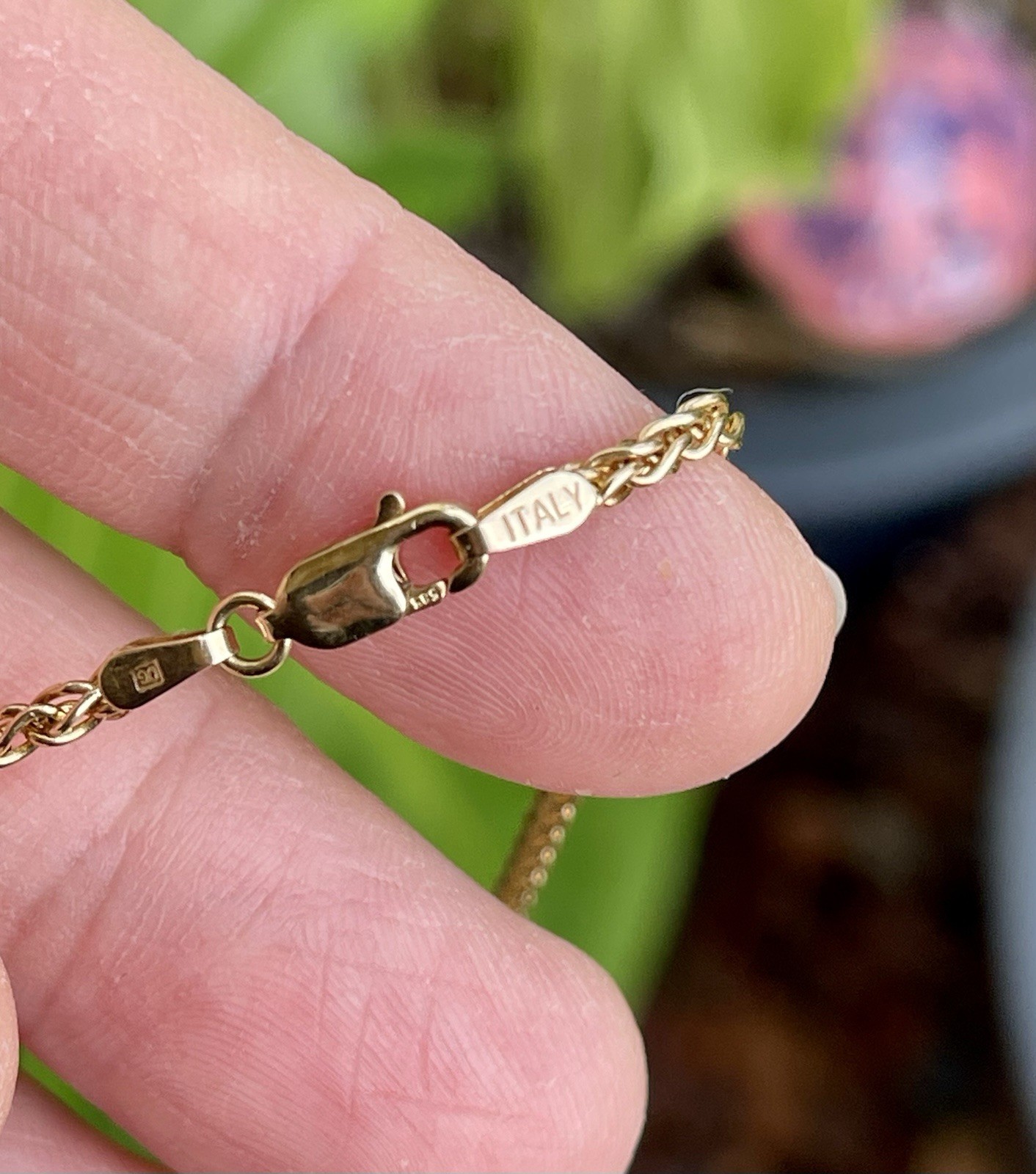 14K Yellow Gold 10.3 Gram Solid 18 3/4” Wheat Chain 2.5 mm Wide GORGEOUS!