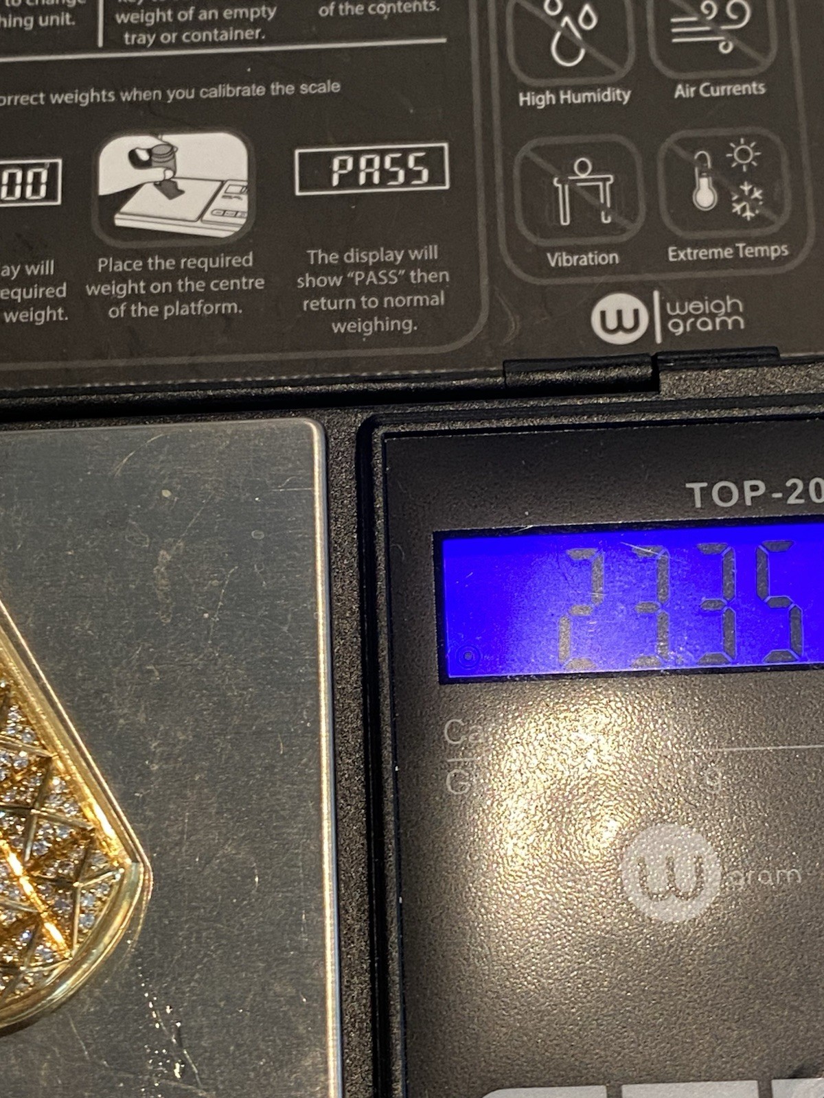 David Yurman 18k Gold Diamond Pyramid Pendant 1.75” $12,500 23.4 Gram