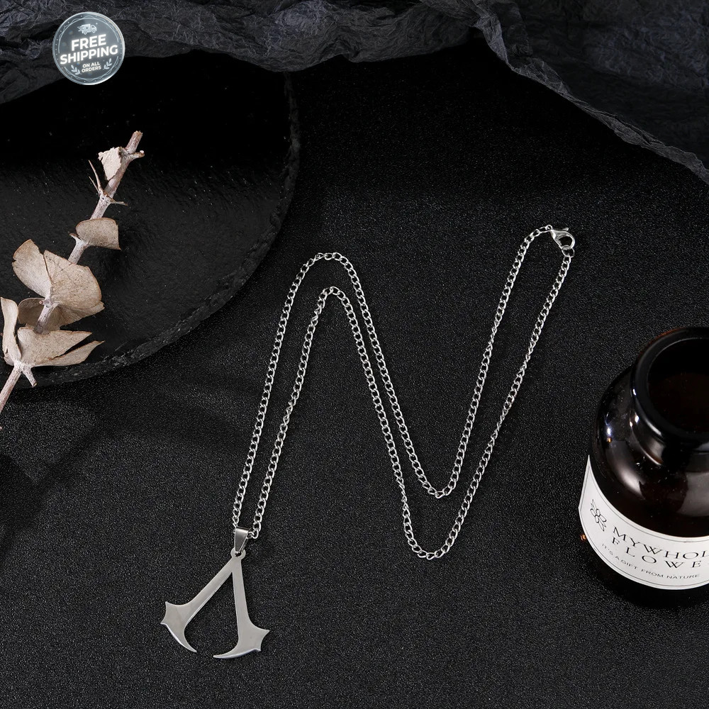 Stainless Steel Assassin Syndicate Creed Pendant Game Movie Anime Cosplay