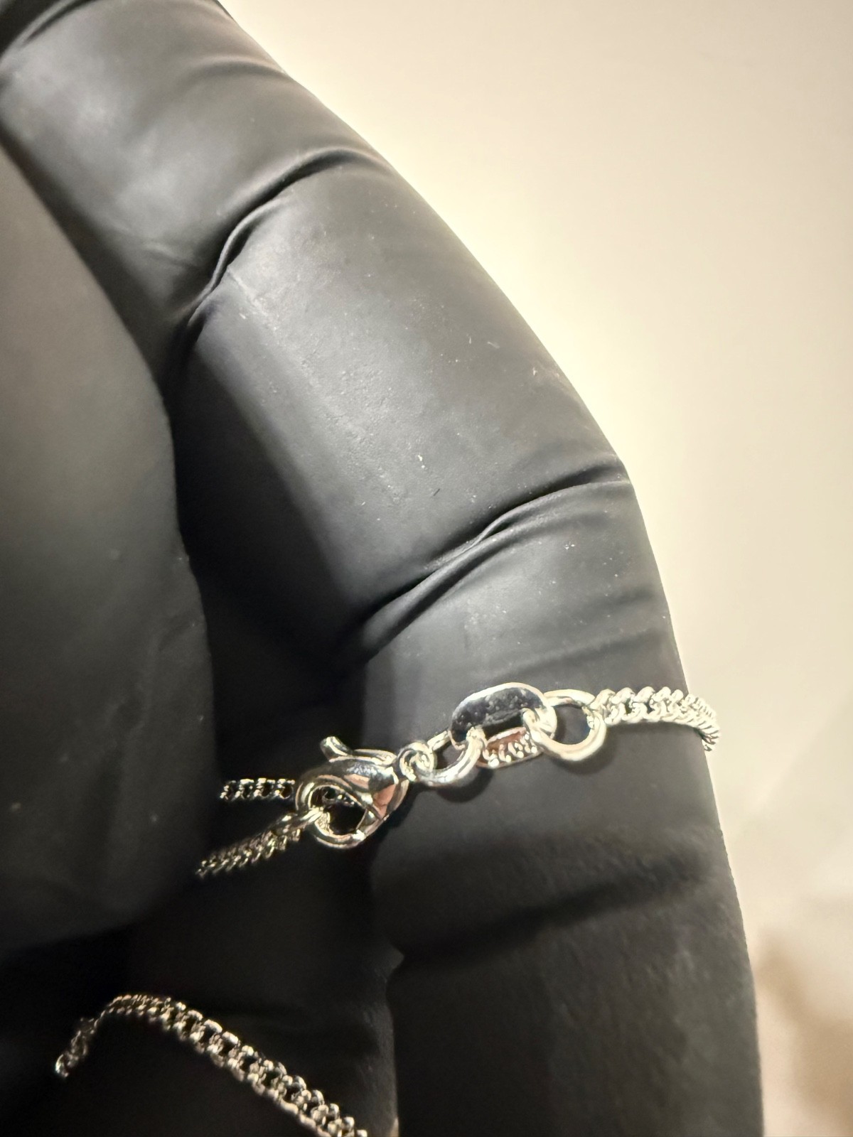 chain necklace solid sterling silver 925 stamped 1.5 mm 18 inch