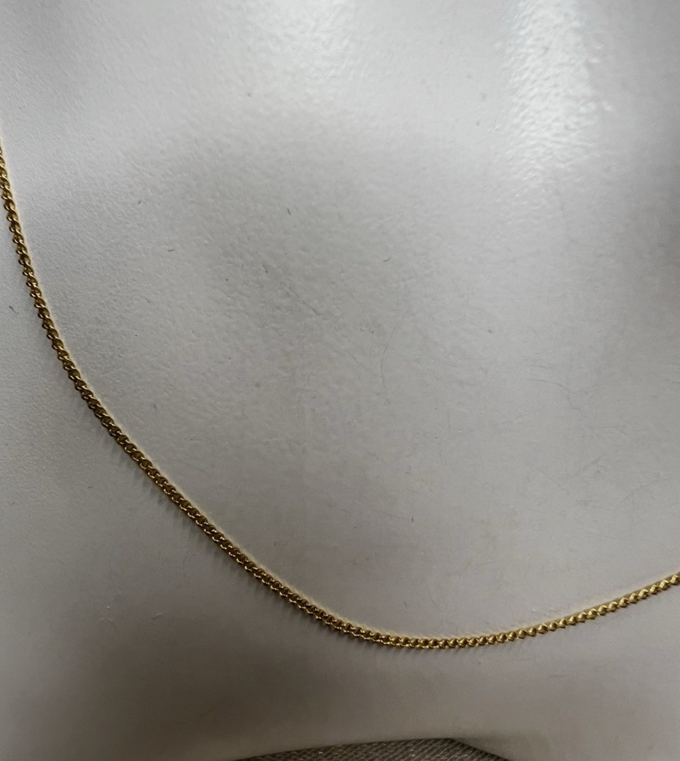 Solid 18ct Gold Dainty Chain 18k Gold
