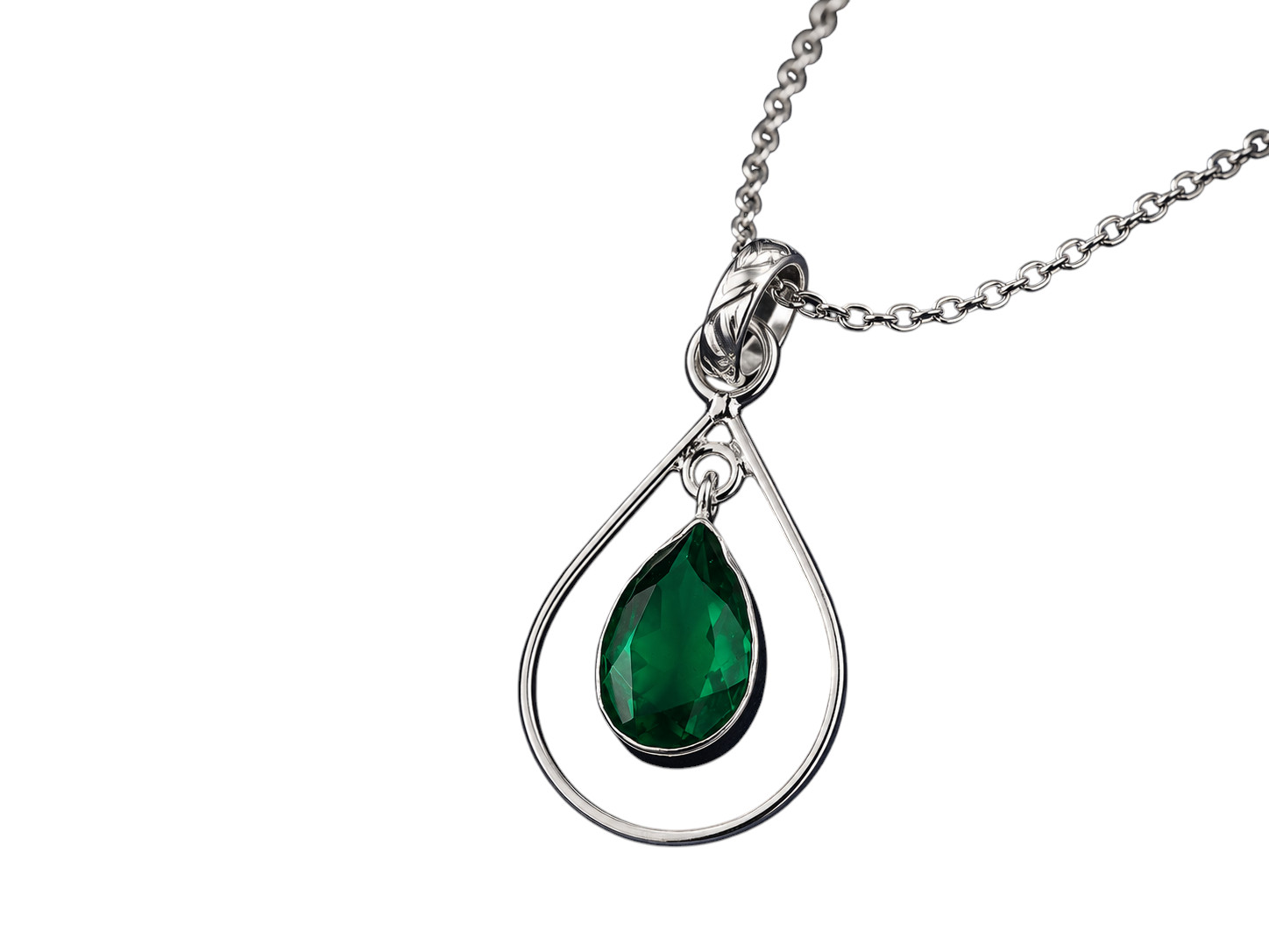Chrome Diopside Gemstone 925 Solid Silver Handmade Pendent 1.60″ Gift For Her