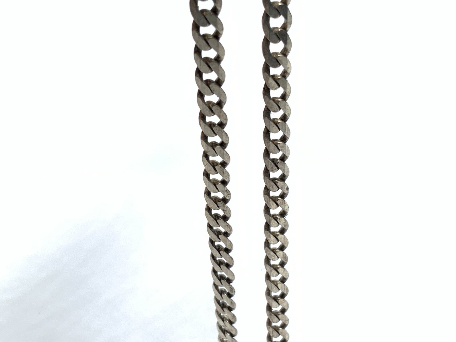 Italy 925 Sterling Silver 4.6 mm Cuban Curb Link Chain 22” Necklace ~ 18.3g