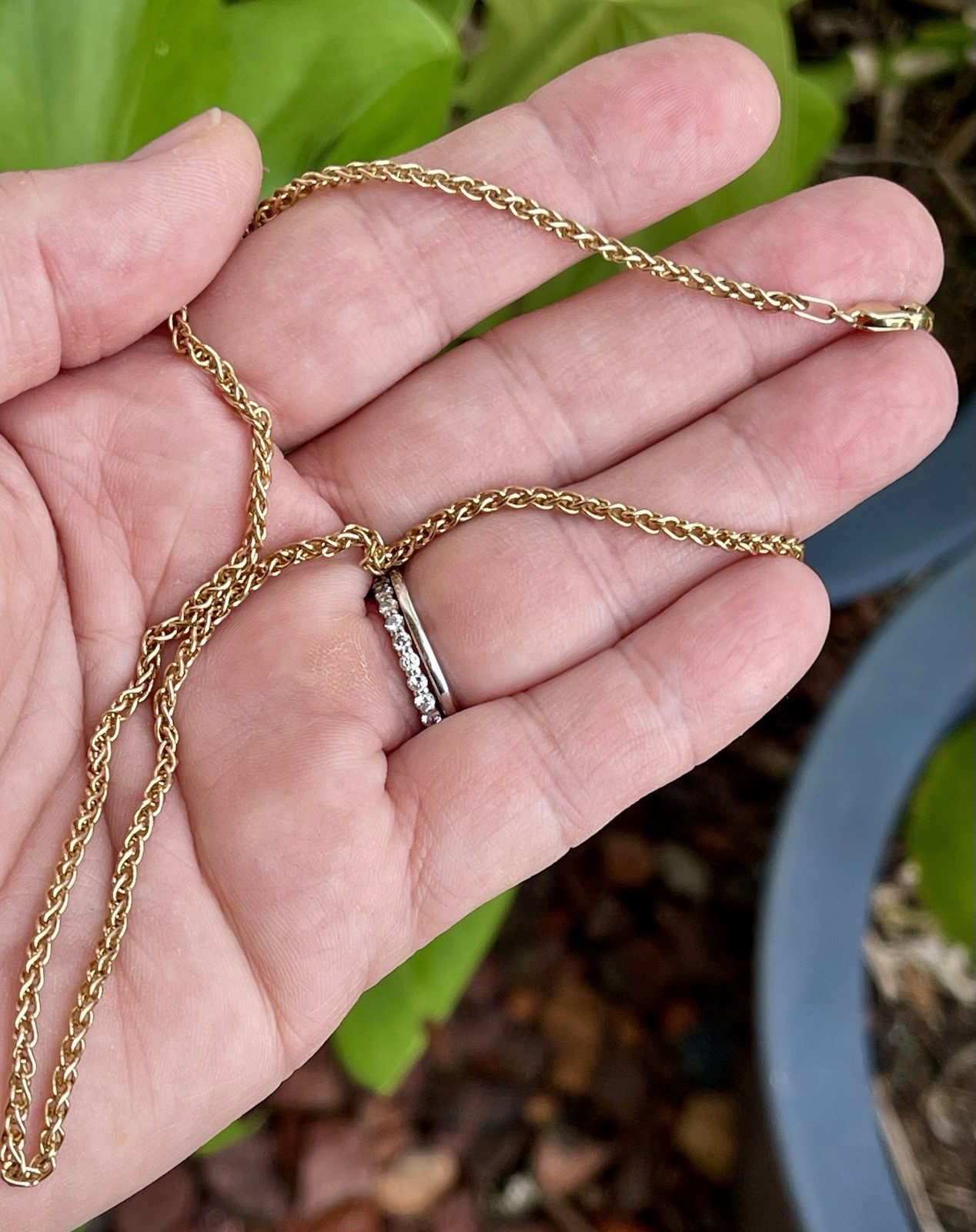14K Yellow Gold 10.3 Gram Solid 18 3/4” Wheat Chain 2.5 mm Wide GORGEOUS!