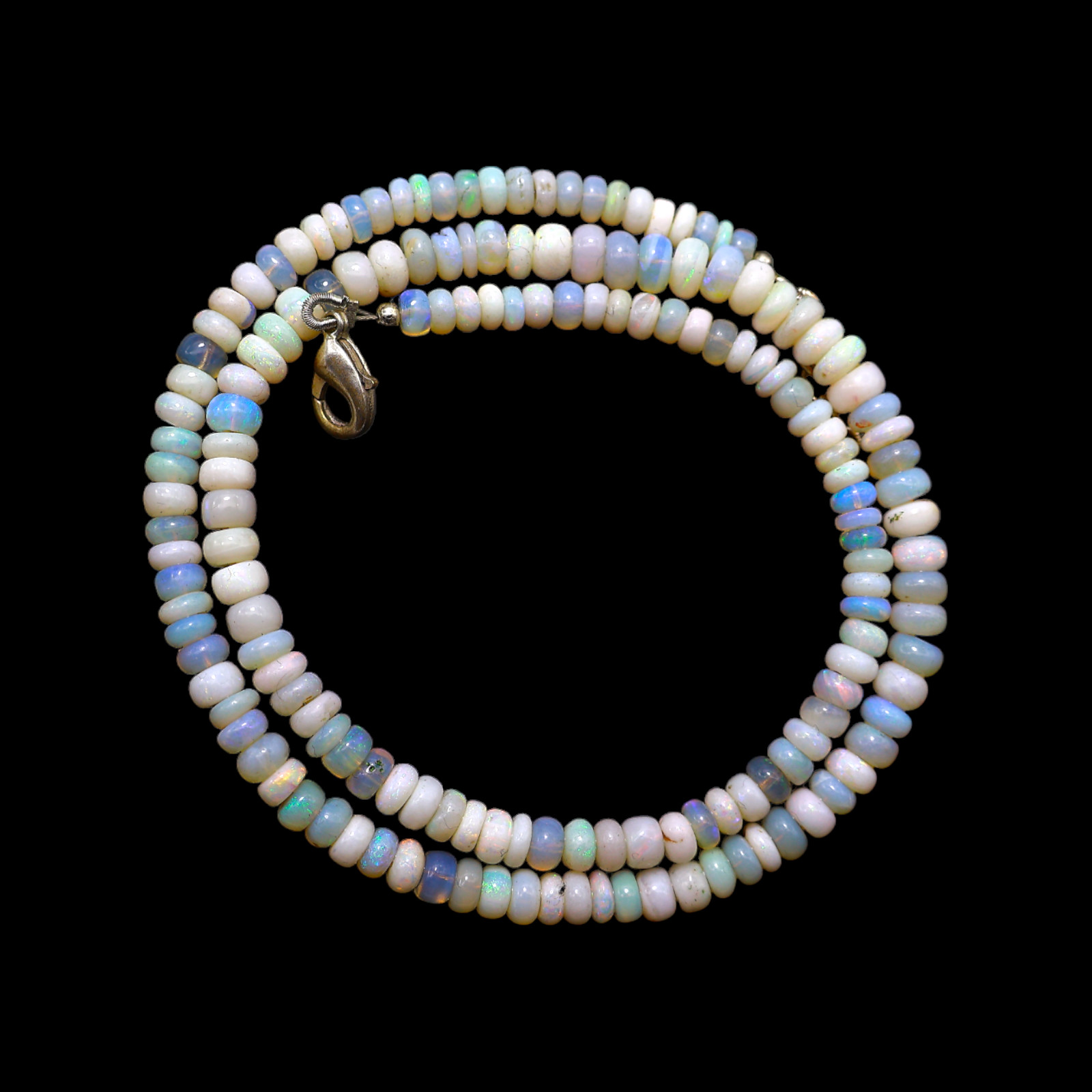 Rondelle Smooth 4X5 MM Fire Opal Beaded Not Applicable Unique Necklace Jewelry