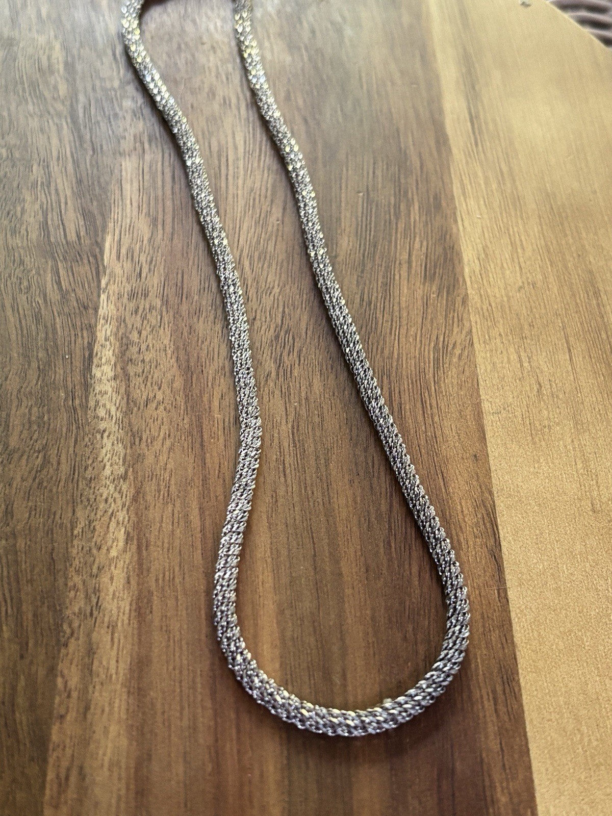 Sterling Silver Thick Fine Wheat Chain 16 Inch 18g