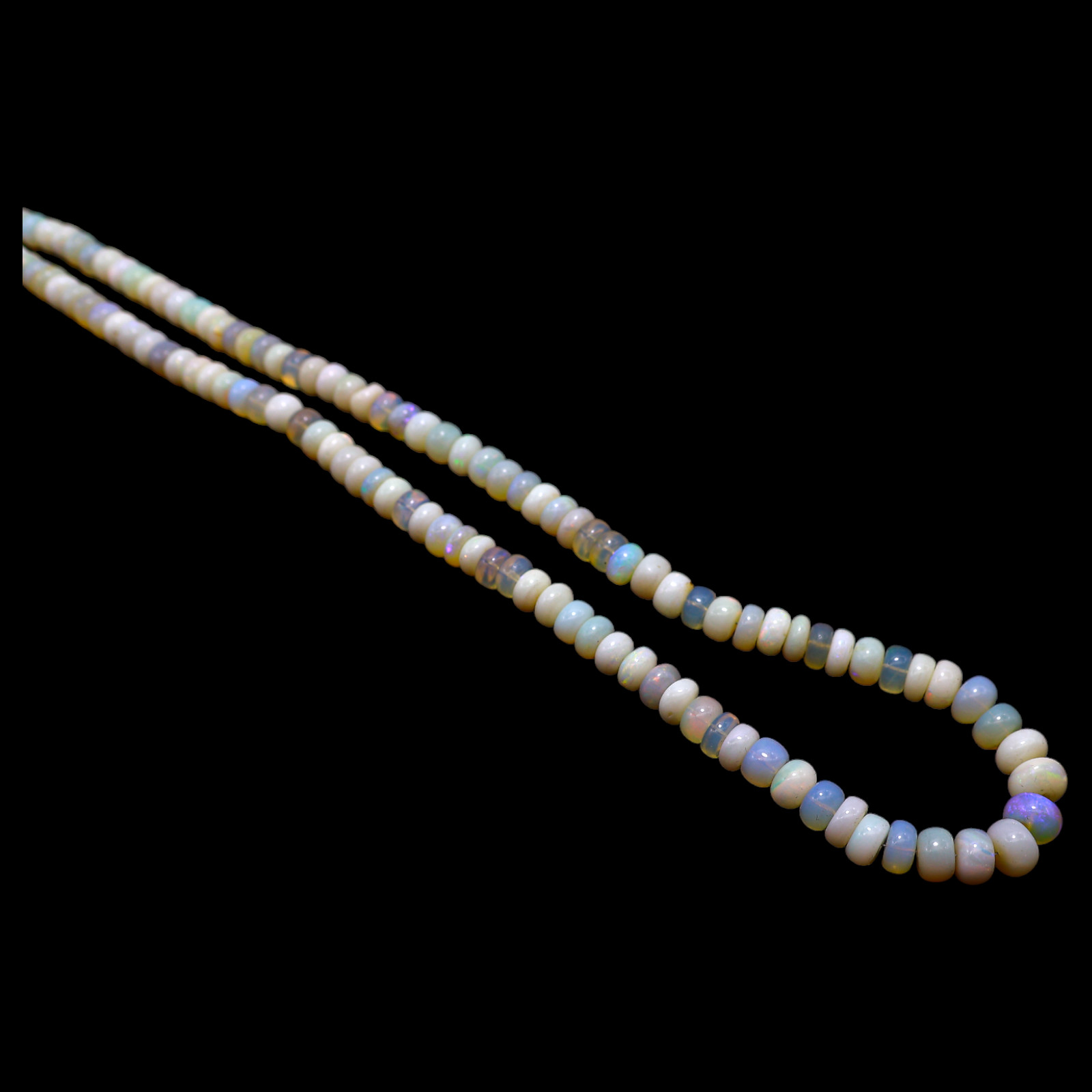 Smooth 5X8 MM Fire Opal Beaded Not Applicable Rondelle Unique Necklace Jewelry