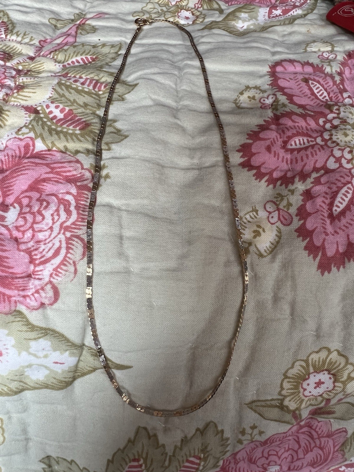 14k Solid Rose Gold Rope Chain 15″ 2.5 MM 2.4 Grams