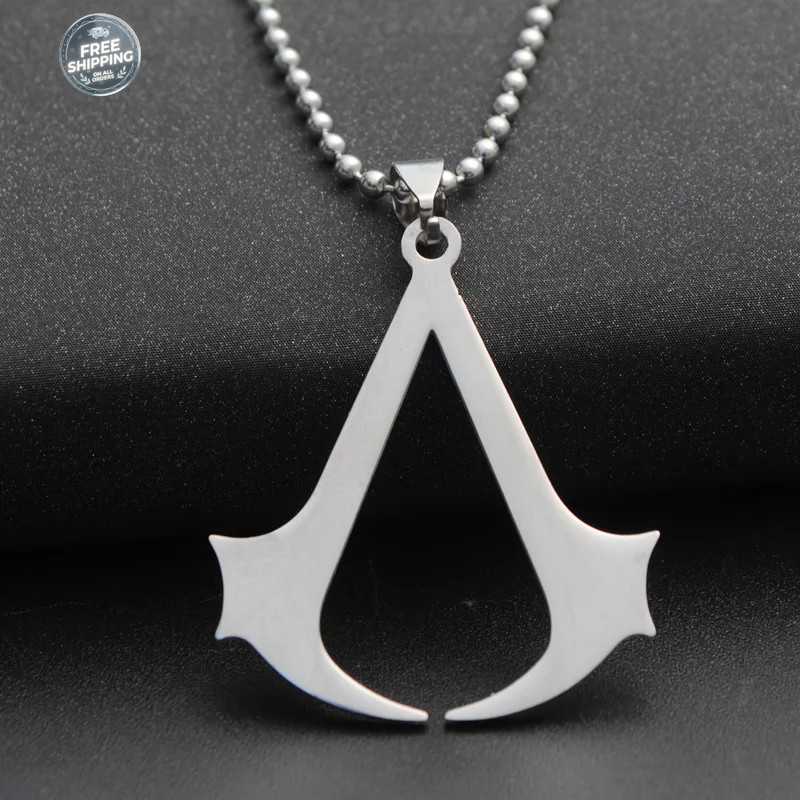 Stainless Steel Assassin Syndicate Creed Pendant Game Movie Anime Cosplay