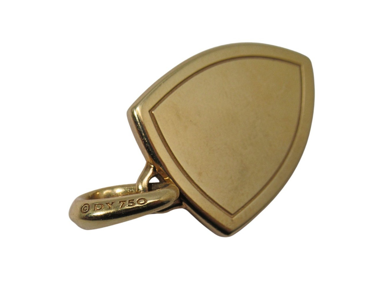David Yurman 18K Yellow Gold St. Michael Amulet Pendant