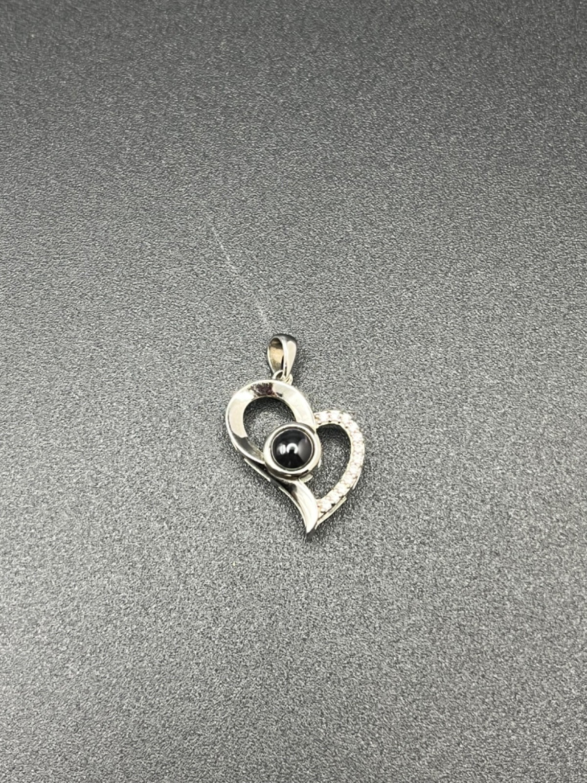 I Love You 100 Language Projection Heart Pendant Necklace 925 Sterling Silver120