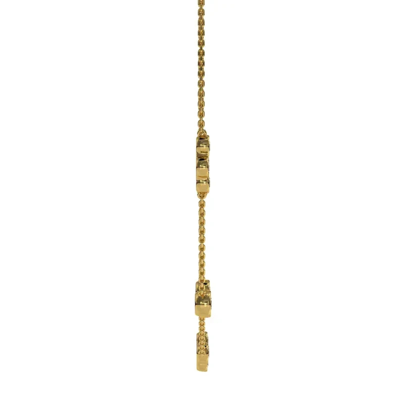 Best Seller ! Necklace For Bridal Round Natural Diamond GH – SI 14k Yellow Gold