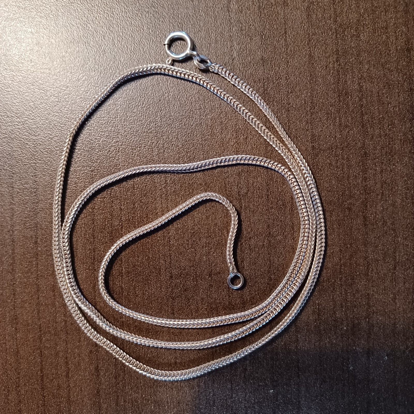 Sterling Silver chain necklace marked 925 7g