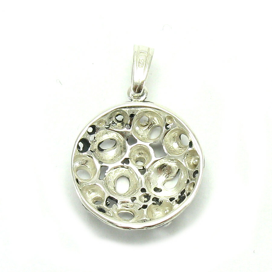 Extravagant Sterling Silver Pendant Hallmarked Solid 925 Nickel Free Empress New